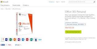 Access®, excel®, outlook®, powerpoint®, publisher Microsoft Office 365 Personal Now Available In Malaysia For Rm 190 Per Year Lowyat Net