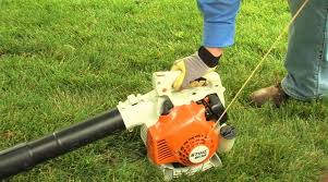 Hold the blower at your side and point the front end at the ground at a shallow angle. The Best Gas Powered Leaf Blower To Use For Your Yard