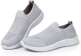 Kauf auf rechnung schnelle lieferung kostenloser rückversand. Zhr Damen Slip On Sneaker Mesh Leichte Atmungsaktiv Walking Outdoor Schuhe Alles Grau Eu35 Amazon De Schuhe Handtasch Outdoor Schuhe Sneaker Freizeitschuhe