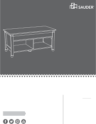 Coffee tables (gray lift top rectangle wood cocktail living room end table side modern it comes with assembly instructions and the necessary hardware to guarantee easy assembly. Https Www Manualshelf Com Manual Sauder 420421 Instructions Assembly English Html