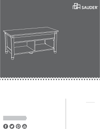 Other features include hidden storage beneath the top and open shelves for storing blankets, board games, books, and more. Https Www Manualshelf Com Manual Sauder 420421 Instructions Assembly English Html