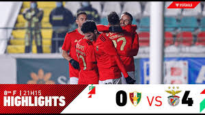 Resumo Highlights Cf Estrela Da Amadora 0 4 Sl Benfica Youtube