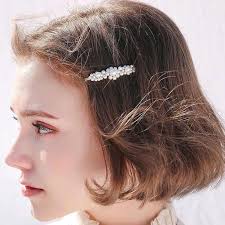 pearl hair clips free from label ヘアアレンジ 顔 美しいモデル