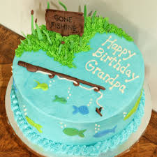 Happy Birthday Birthday Cake Decorating Ideas For Adults Kake Gone Fishing Cake Fish Cake Birthday Gone Fishing Cake Cake