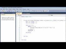 A blog about programming tutorials for beginners like (c#/csharp, vb.net, visual basic 6, jquery, php, mysql, excel/vba) and computer tips and tricks. Nested Loop Tutorial Using A While Loop Vb Net Youtube