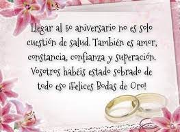 Frases para aniversarios de casados. Frases Para El 50 Aniversario De Bodas Scrap Aniversario De Bodas Bodas De Oro Y Aniversario De Bodas 50