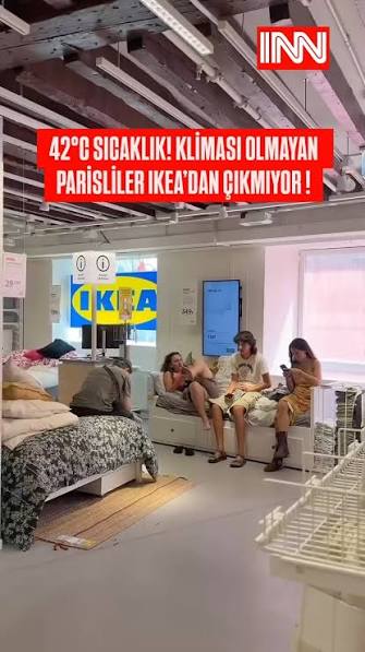 Paris’te etkisini artıran sıcak hava dalgası nedeniyle termometreler 42°C’ye kadar yükseldi. Aşırı sıcaklar kentte günlük yaşamı zorlaştırırken, özellikle kliması olmayan birçok Parisli serinlemek ...
