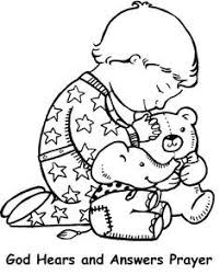 God Hears And Answers Prayer Coloring Page Sunday School Coloring Pages Christian Coloring Sunday School Coloring Sheets