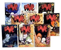 Bone is a wonderful epic comic book rivalling the likes of asterix and calvin & hobbes for its pure innovative quality. Bone Collection Books 1 9 By Jeff Smith