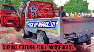 Pick up modifikasi l300 dengan tampilan yang stylish dan elegan dengan mengganti bamper jetbus yang lagi ngetrend di tahun. Modifikasi Pick Up Suzuki Futura Full Modifikasi Sound Interior Youtube