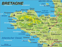 Bretagne One Day 3 Brittany France Map Brittany Map Brittany France