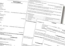 Muster sofort zum download als word & pdf. Neu Ovi Musterkaufanbote