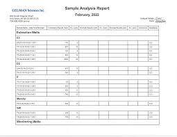 Sample Analysis Report February 2022