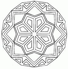 Lots of free coloring pages and original craft projects, crochet and knitting patterns, printable boxes, cards, and recipes. Easy Geometric Mandala Coloring Page Coloring Home