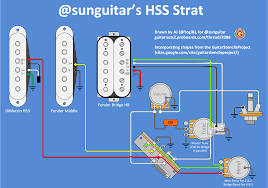 How to wire a strat with a blend control подробнее. Hss Strat Wiring Help Hb In Parallel Dpdt Pot Blender Pot Guitarnutz 2