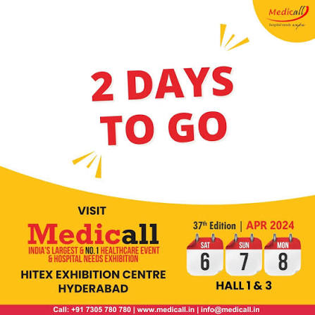 Medicall 2024 — HITEX Exhibition Center, Hyderabad, Telangana, India