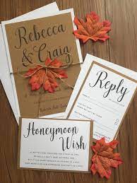 Pin By Ska Mon On Wedding Invitations Fall Wedding Invitations Wedding Themes Fall Winter Wedding Invitations