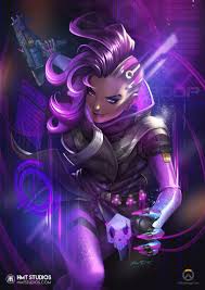 Sombra | Overwatch fan art, Sombra overwatch, Anime