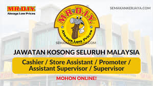 Makin dekat untukmu, sekarang mr.diy indonesia sudah ada di ruko tegalrejo yogyakarta!tepatnya di jl. Minima Spm Layak Mohon Jawatan Kosong Di Mr D I Y Seluruh Malaysia Secara Online Tarikh Tutup Disember 2020