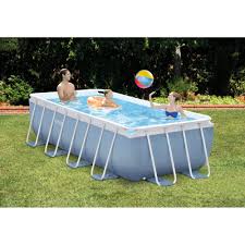 Great savings & free delivery / collection on many items. Intex Rectangular Prism Frame Pool Set 4m X 2m X 1m Pool Spa Supplies From Discount Leisure Products Uk