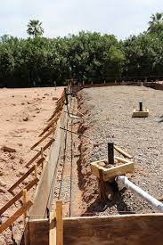 Dusty Coyote Finish Footing Framing Aggregate And Rebar Concrete Footings It Is Finished Rebar