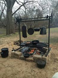 Rancher fire pit charcoal grill with rotisserie. Fire Pit With Cooking Grill Www Macj Com Br