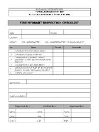 How to abbreviate teknik janakuasa sdn bhd? Fire Hydrantl Inspection Checklist Water Management Hydraulics