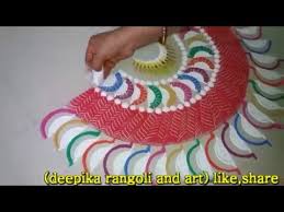 25 Rangoli Flower Making Techniques Using Matchstick Bangles Toothpick By Creative Hands Youtube Rangoli Designs Rangoli Ideas Rangoli Designs Diwali