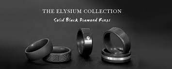 Elysium Black Diamond Rings And Wedding Bands 12 Off Sale