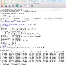 Printscreen Of The K Means Clustering In R Data Analysis By Machine Download Scientific Diagram