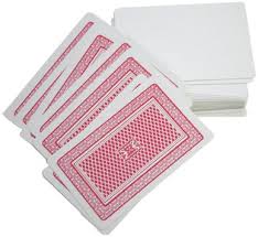 All the cards go blank magic trick. Royal Blank Face Playing Cards Red Vanishing Inc Magic Shop