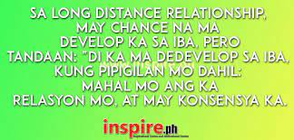 Here's a collection of the best, romantic and latest pinoy long distance relationship love quotes and sayings made just for you and to share with and even post it in your facebook or twitter status. Long Distance Relationship Quotes Tagalog Love Quotes Tagalog Love Quotes Distance Relationship Quotes Inspirational Quotes About Love