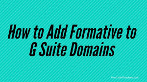 19.read cal newport's study hacks blog. How To Add Formative To Your G Suite Domain Youtube