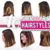 Simple and easy cute hairstyles. 1