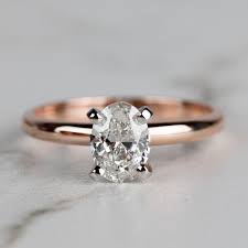 Only 2 available and it's in 11 people's carts. Classic Rose Gold Oval Diamond Solitaire Engagement Ring