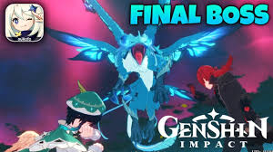Genshin Impact Final Boss Fight Gameplay Youtube