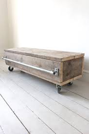 Wiedergewonnenen Gerustbau Board Lange Low Coffee Table Oder Medienstelle Mit Schublade Auf Ro Muebles Con Cajones Muebles De Tarima De Madera Mueble Tv Madera