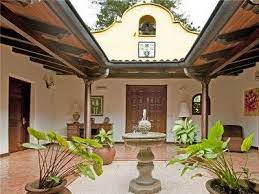 All doors and windows of the various rooms open up into the courtyard. Interior Courtyard Spanish Style House Plans Best Home Style Inspiration