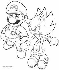 For you to know, there is another 39 similar pictures of mario vs sonic coloring pages that miss althea ebert uploaded you can see below Printable Sonic Coloring Pages For Kids