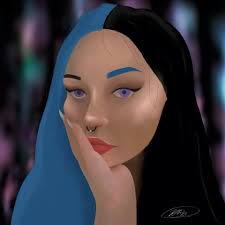 Not sure if this is peculiar enough but these are some of my most recent  paintings I've done!