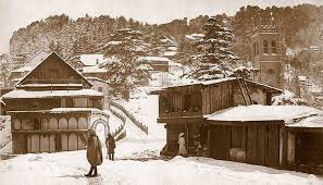 A bazaar scene in Simla— a photo from the 1890s. #history #india #shimla