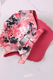 Sivo Ruzova Siltovka Tie Back Printed Baseball Cap Terracotta Festival In 2021 Baseball Cap Cap Tie Backs
