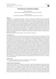 Pdf Globalization And Human Rights