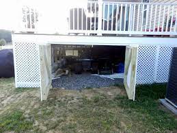 Moving To The Country Deck Is Complete Porch Storage Building A Deck Deck Storage