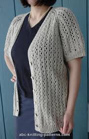 By adding little embellishments like pretty buttons or pairing them with bright accessories, you'll have a new. Abc Knitting Patterns Top Down Raglan Summer Lace Cardigan