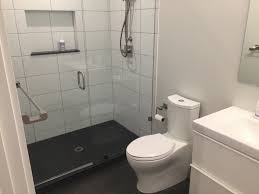 12x24 Iki Floor Tile 10x18 Ice White Wall Tile Black Hexagon Shower Pan Shower Pan Black Tiles White Wall Tiles