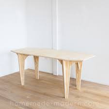 I supposed pine face frames would be fine for display. This Diy Plywood Table Is Made Out Plywood From Home Depot And Does Not Require A Cnc Machine To Make Full Instruction Plywood Table Homemade Modern Table