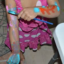 Tower paint, automotive paint in large spray cans. Homemade Easy Face Paint Recipe Fun Littles
