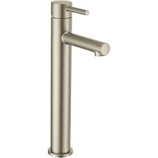 From large, open master baths to minimalist powder rooms, align faucets and accessories bring a refreshed modern look to your home with simple lines and contemporary style. Moen 6192bn Align Brushed Nickel One Handle Bathroom Faucet