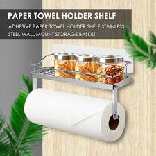 Maybe you would like to learn more about one of these? Wall Mounted Adhesive Paper Towel Holder Shelf Paper Towel Rack Basket For Kitchen Shower Bathroom Wish